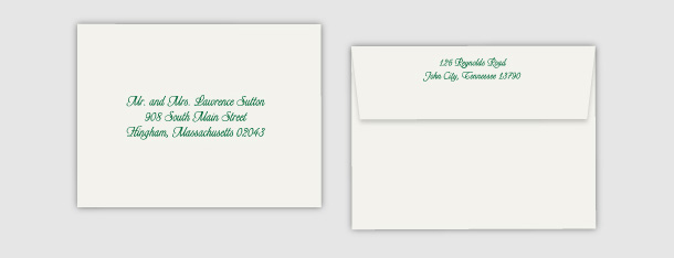 Envelope Recipient Addressing