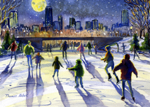 Chicago Skaters Holiday Cards