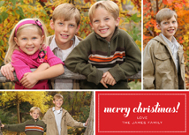 merry christmas! Holiday Photo Card