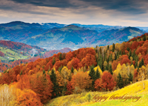 Glorious View! Mountain Top Thanksgiving Card
