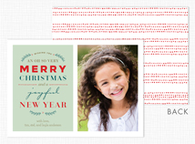 Oh So Very Merry Christmas Photo Card