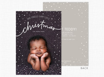 A Happy little "christmas" Flat Photo Holiday Card