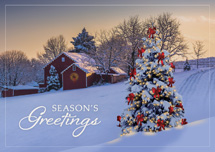 Country Morning Holiday Cards