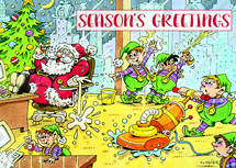 Clean Up Crew Holiday Cards