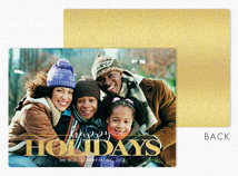 Dream Big Flat Holiday Photo Cards