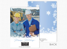 Off the Script Flat Holiday Photo Cards