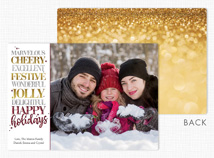 Beyond Expectations Holiday Flat Photo Cards