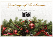 Magical Mantel Holiday Logo Cards