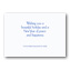 Blue Striped Dove of Peace Holiday Greeting Card