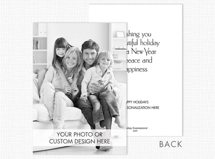 Custom Photo Card (Vertical, Deluxe Size, Flat)