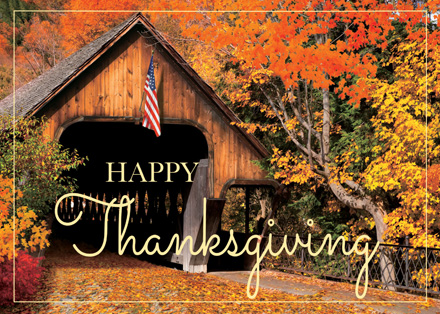 Patriotic Pass Thanksgiving Cards