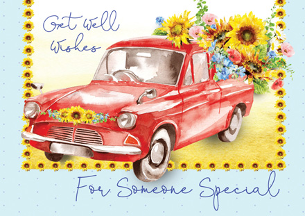 Truckload of Well Wishes Get Well Cards