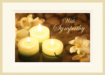 Light A Candle Sympathy Cards