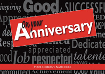 Banner Day Anniversary Cards