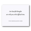 Floral Spray Sympathy Cards